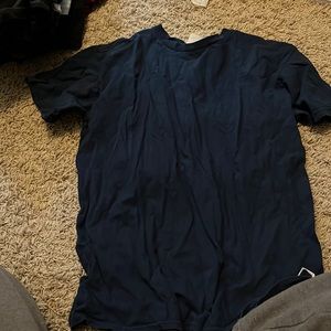 dark blue tee shirt
